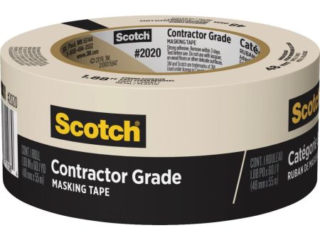 3M Scotch 1.88 In. x 60.1 Yd. Contractor Grade Masking Tape Sale