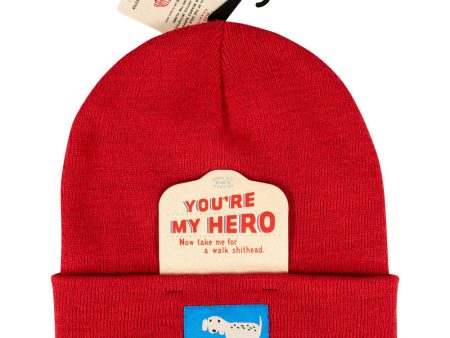 You re My Hero Beanie on Sale