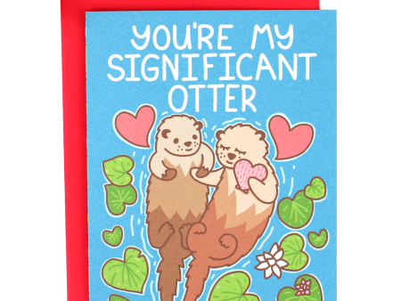 You re My Significant Otter Love Card Cheap