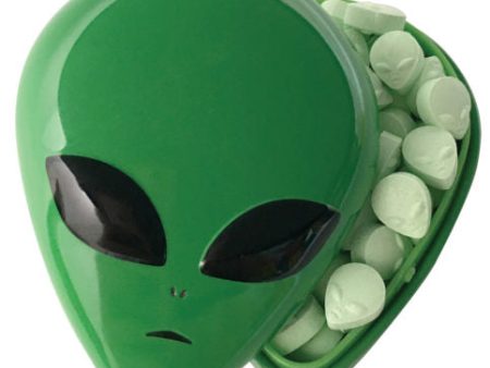 Alien Head Sours Candy Tin Hot on Sale