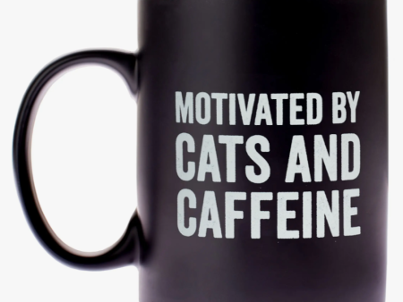 Motivated by Cats and Caffeine Coffee Mug Fashion