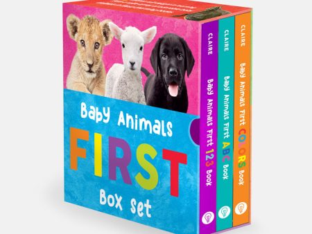 Baby Animals First Box Set: 123, ABC, Colors Online now