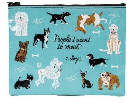 Zipper Pouch - People I d Like To Meet: Dogs on Sale