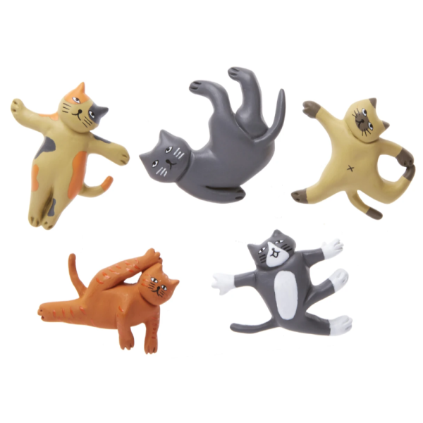 Cat Yoga Magnets Fashion