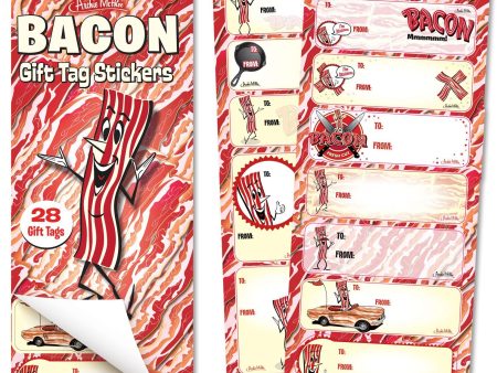 Bacon Gift Tag Stickers Cheap