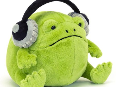 Jellycat Ricky Rain Frog with Headphones Hot on Sale