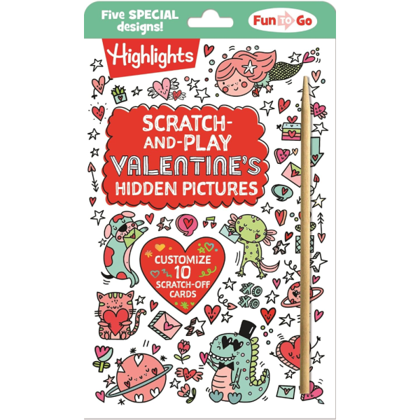 Scratch-and-Play Valentine s Hidden Pictures - 10 Cards Online