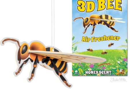 3D Bee Air Freshener - Honey Scented Hot on Sale