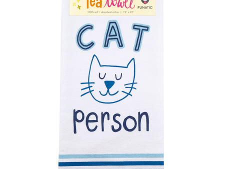 Cat Person Kitchen Tea Towel For Discount