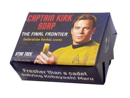 Captain Kirk Boldly Go Soap Fashion