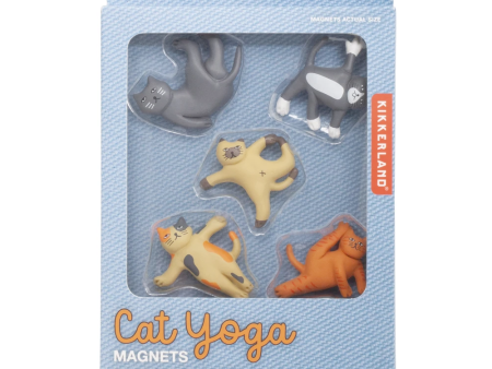 Cat Yoga Magnets Fashion