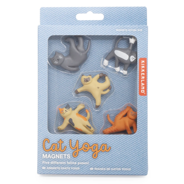 Cat Yoga Magnets Fashion