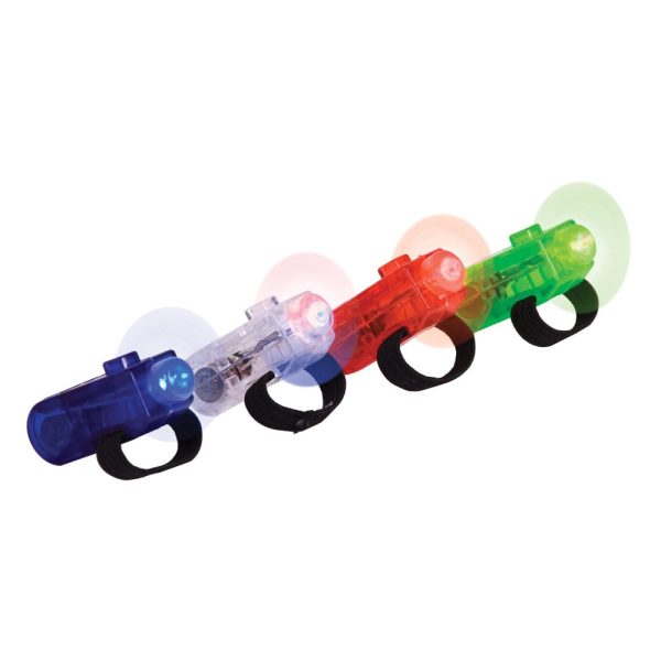 4 Flashing LED Finger Lights Online Sale