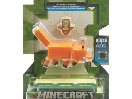 Fox Build-A-Portal Minecraft Action Figure 3  Cheap