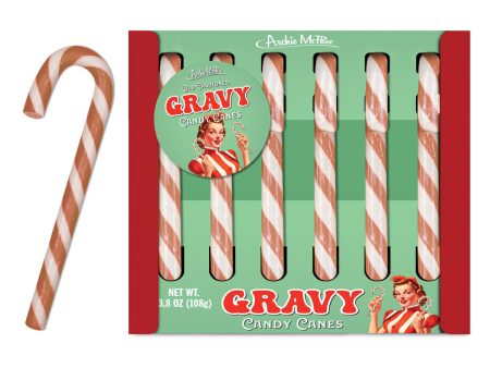 Gravy Candy Canes - set of 6 Online now