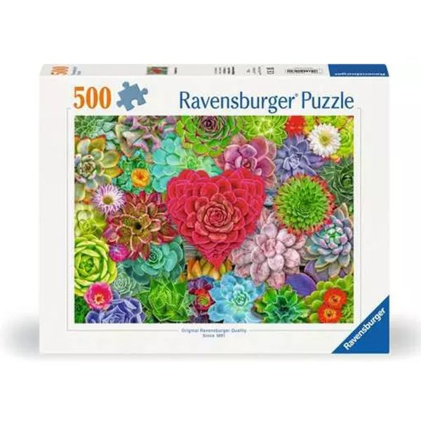 Ravensburger Succulent love 500 pc Puzzle Fashion