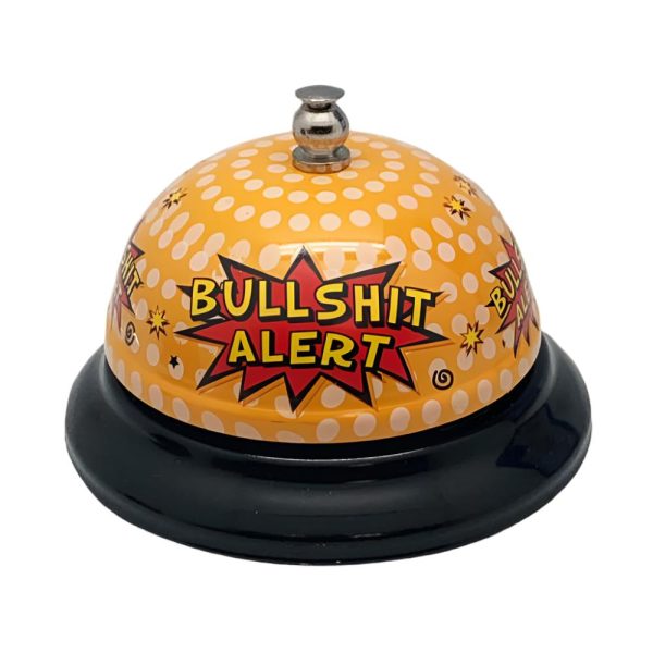 Bullshit Alert Desk Bell Supply