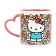 Hello Kittty Heart Shaped Handle Mug Online