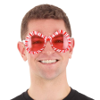 Candy Cane Mod Glasses For Discount