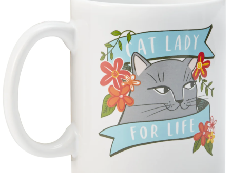 Cat Lady For Life Mug Online now