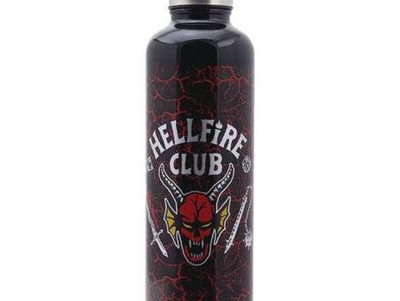 Stranger Things Hellfire Metal Water Bottle- Sale