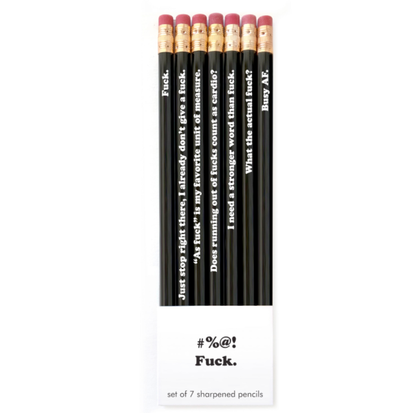 #%@! Fuck Pencil Set Discount