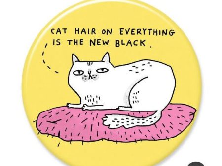 Cat Hair New Black - Big Magnet Cheap