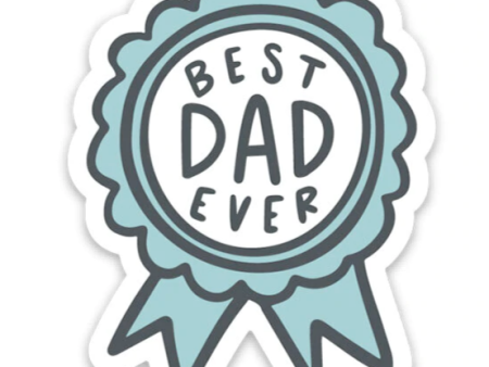 Best Dad Ever Sticker Sale