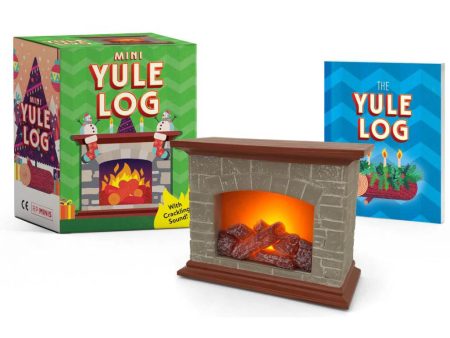 Yule Log - Mini Lightup Fireplace Hot on Sale