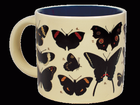 Butterfly Color Changing Mug Online Hot Sale