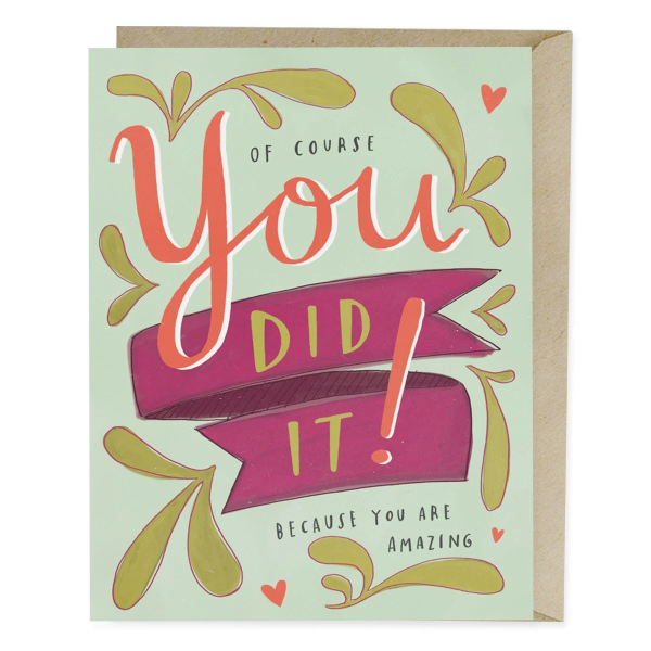 You Did It! Card For Sale