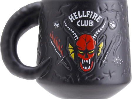 Stranger Things Hellfire Club Demon Embossed Mug Online