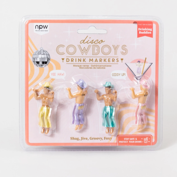 Disco Cowboys Drink Markers Online Hot Sale