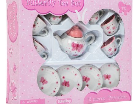 Butterfly Porcelain Tea Set on Sale