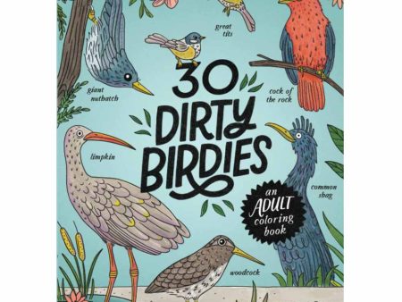 30 Dirty Birdies - Adult Coloring Book Online Hot Sale