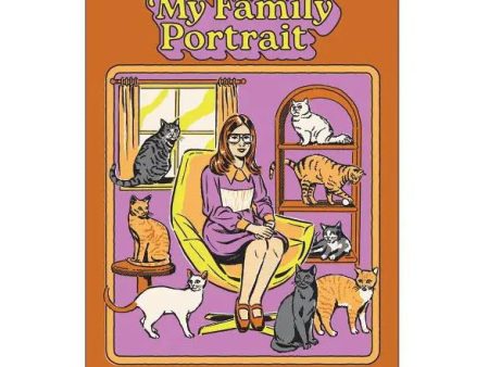 Life Skills Magnet by Steven Rhodes: My Family Portrait Magnet Online now