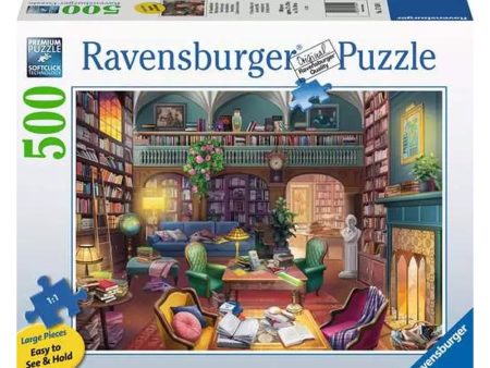 Ravensburger Dream Library 500 pc Large Format Puzzle Hot on Sale