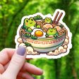 Bowl of Froggy Ramen Sticker Cheap