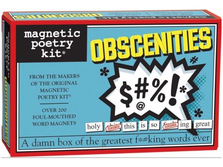 Obscenities Magnetic Poetry Kit For Cheap