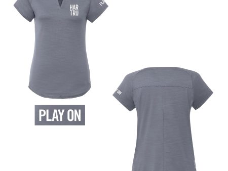 Har-Tru Women s V-Neck Performance Shirt Supply