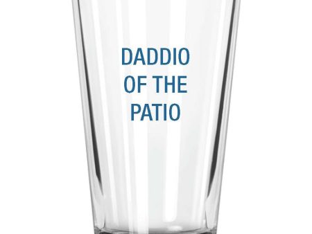 Daddio of the Patio Pint Glass Hot on Sale