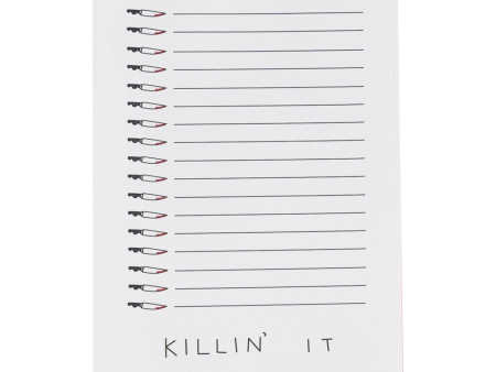 Killin  It Notepad Hot on Sale