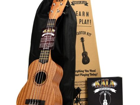 Kala Learn to Play KIT Wood Ukulele with Tuner Hot on Sale