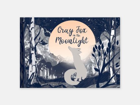 Gray Fox in the Moonlight Online Sale