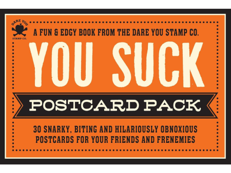 You Suck Postcard Pack For Sale