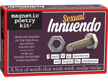 Sexual Innuendo Magnetic Poetry Kit Hot on Sale