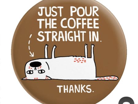 Coffee Cat - Big Magnet Hot on Sale