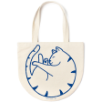 Curled Cat Round Tote Bag Supply