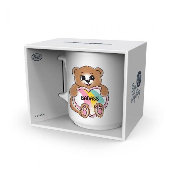 BadAss Teddy with Heart Mug Supply