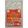 Tool City 4  Cable Tie, White, 100 Pack on Sale